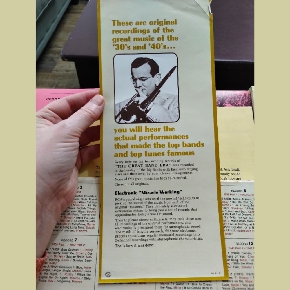 1965 The Great Band Era 1936-1945 Reader's Digest 10 LP Vinyl Box Set - Picture 8 of 9